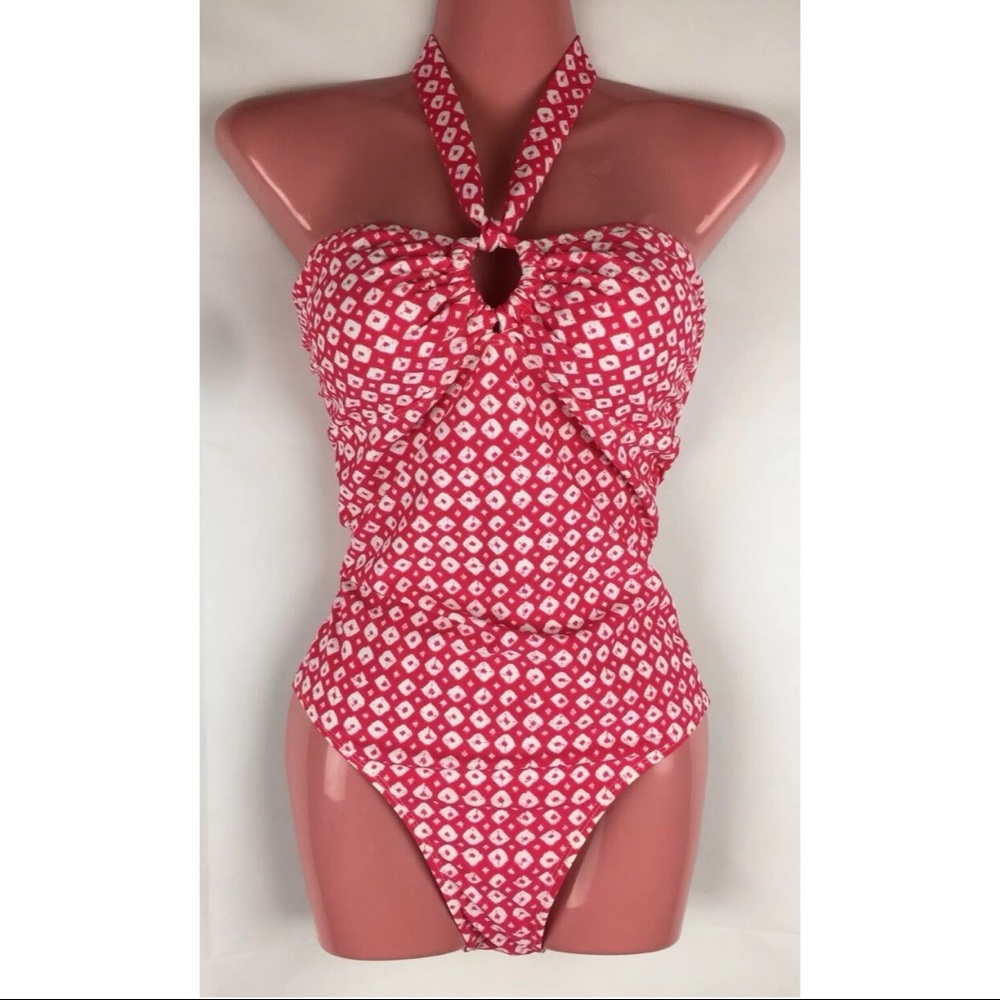 OLD NAVY one piece Bandeau Halter Swimsuit Medium